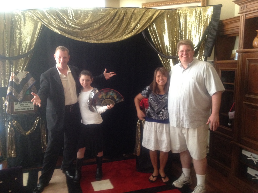 Dallas children birthday party entertainment and magic shows for kids