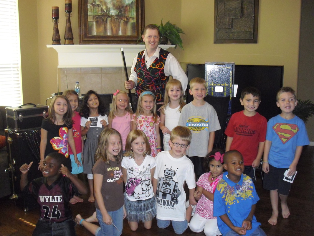 <img> Great business for kids presented by Dallas kids magician Kendal Kane makes your child's birthday unforgettable