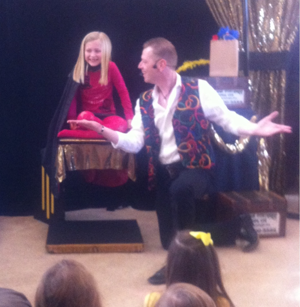Everyone has fun and laughter with comedy magician in University Park