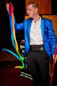 <img> Stage show magicians and Cabaret Magician Kendal Kane perform for magic events and Parlor Magicians