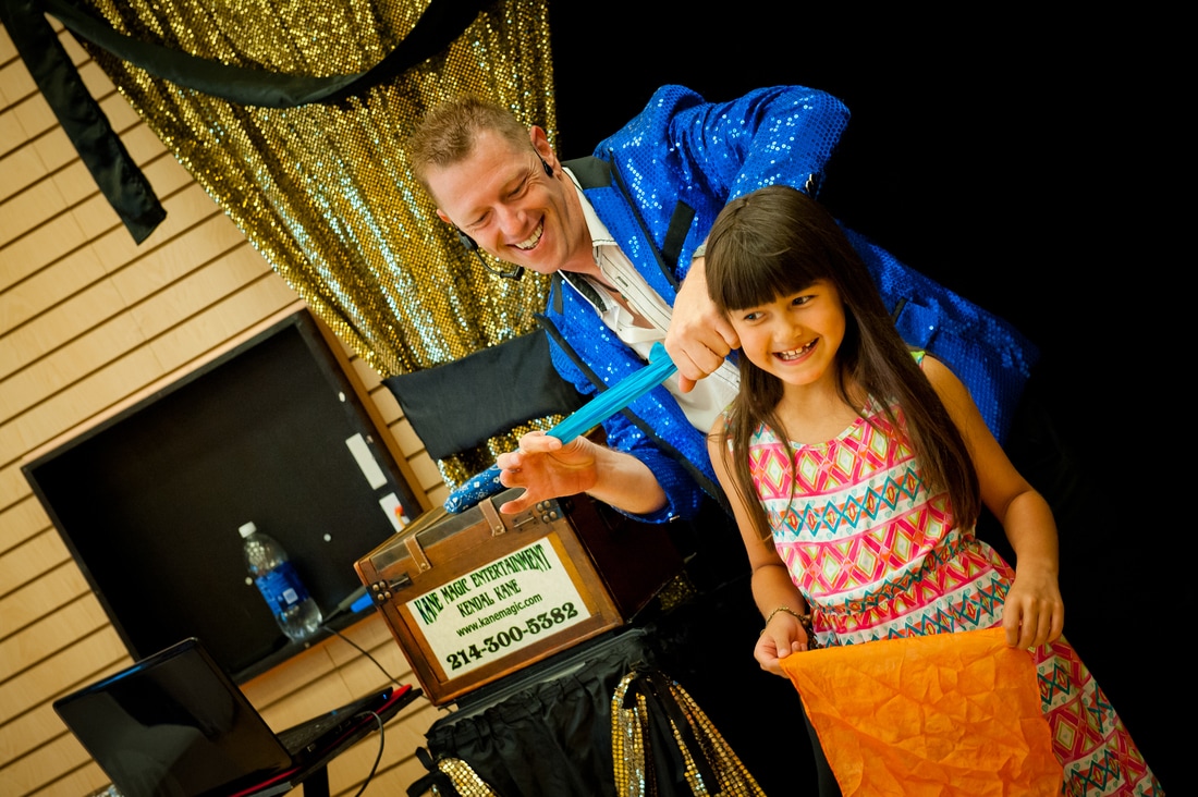 Southlake Kids entertainer Kendal Kane he brings birthday party magic shows to the entire family
